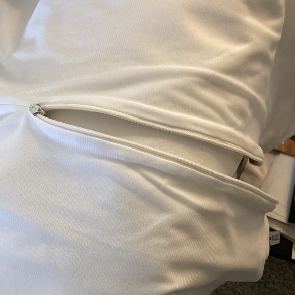 Design Lab size Large White MIDI dress - Picture 7 of 8